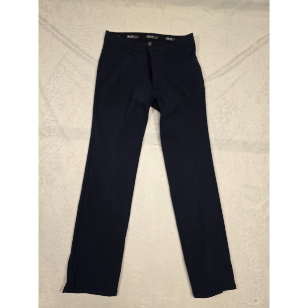 Kenneth Cole Awearness Men's Navy Slim Fit Casual Pants Flat Front 5-Pocket